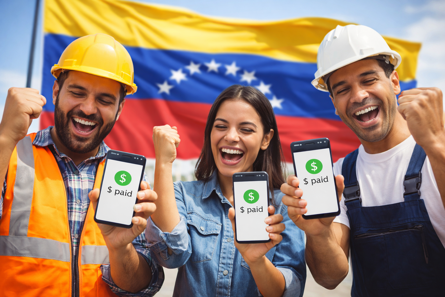 Equipo de trabajo respaldado en Venezuela